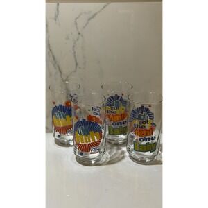 Vintage Diet Pepsi Glass Set Of 4 Ray Charles You Got The Right One Baby 1990s